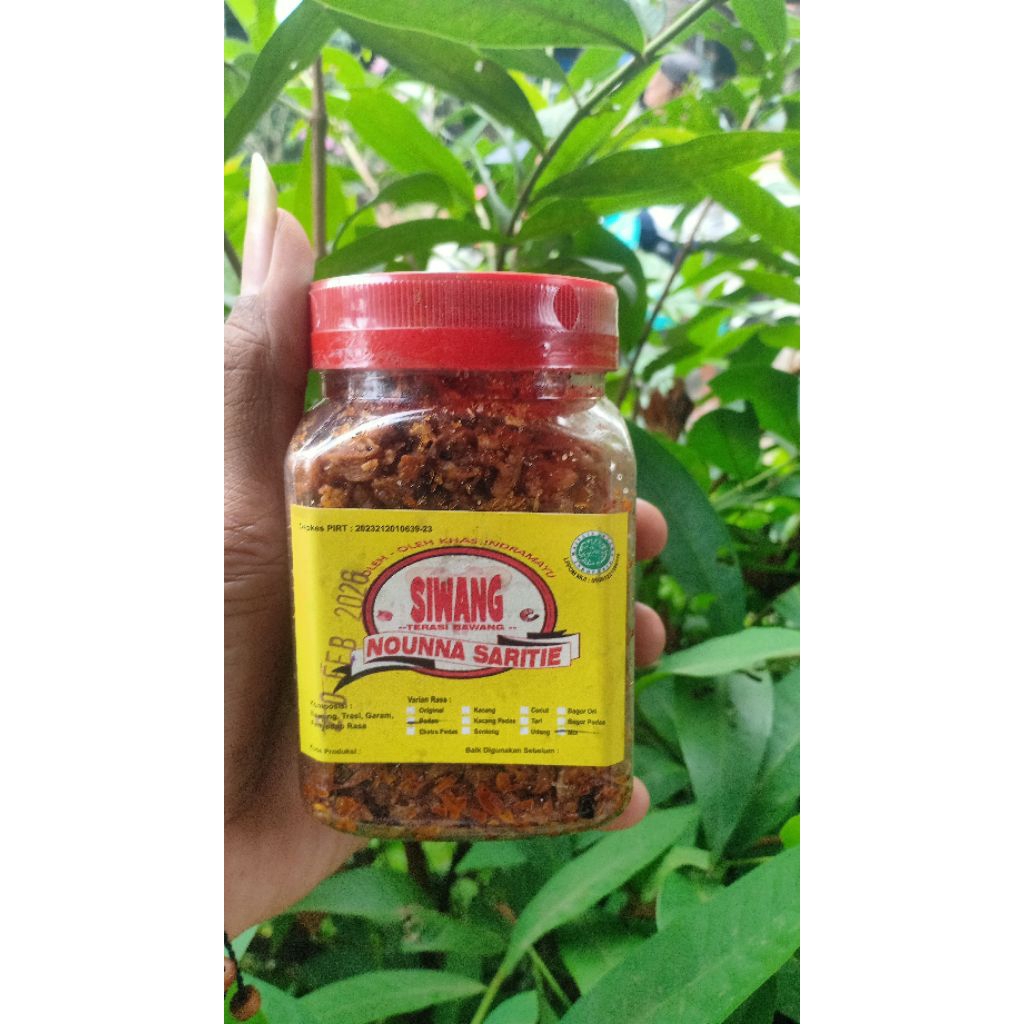 

promo siwang terasi bawang pedas mix 170gr nounna saritie
