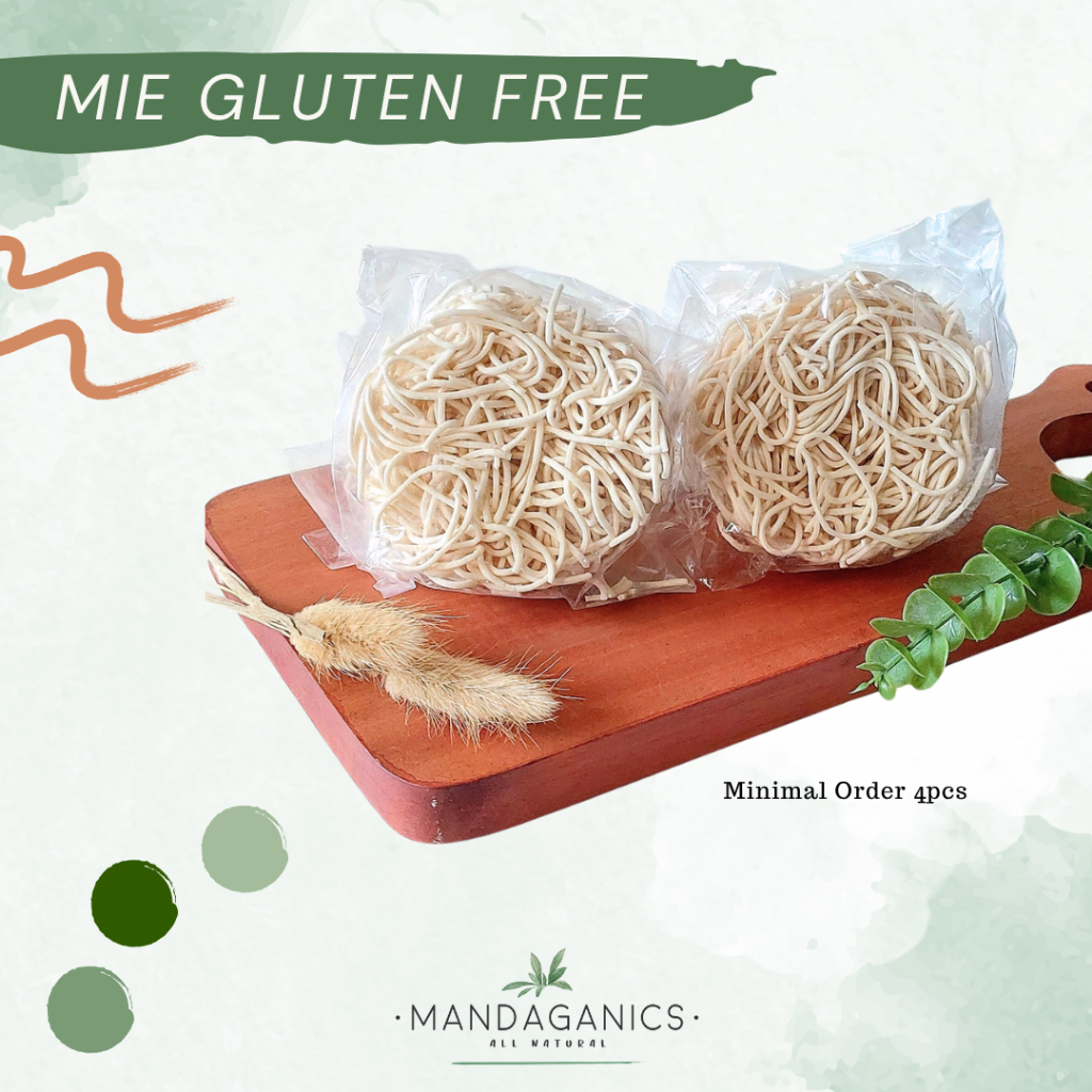 

GLUTEN FREE INSTANT NOODLE NON GMO | INSTANT MIE SAGU BELI MINIMAL 4PCS