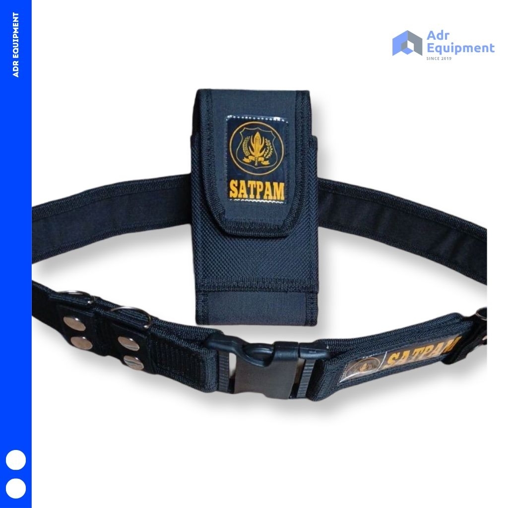 Kopel Sabuk Security Lengkap Free Tempat HP dan Logo Security Atribut Satpam Sabuk Pengaman Tugas Ja