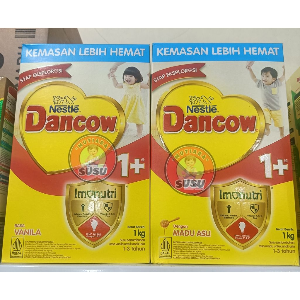 

Dancow 1+ Imunutri Rasa Madu dan Vanila 1kg