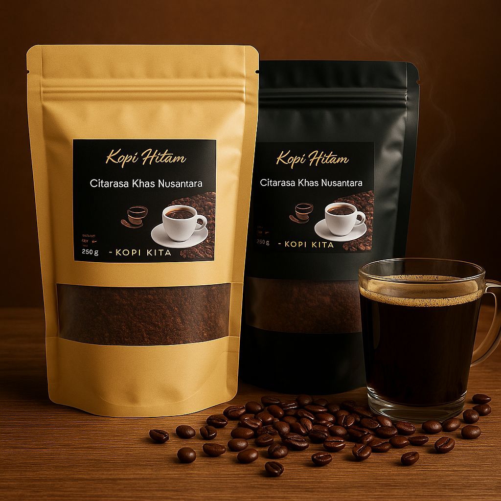 

Kopi Bubuk Hitam Asli 1kg-Kualitas Premium Kemasan Rapi siap Jual