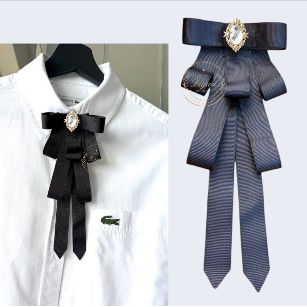 pita brooch // korean ribbon brooch // pita baju