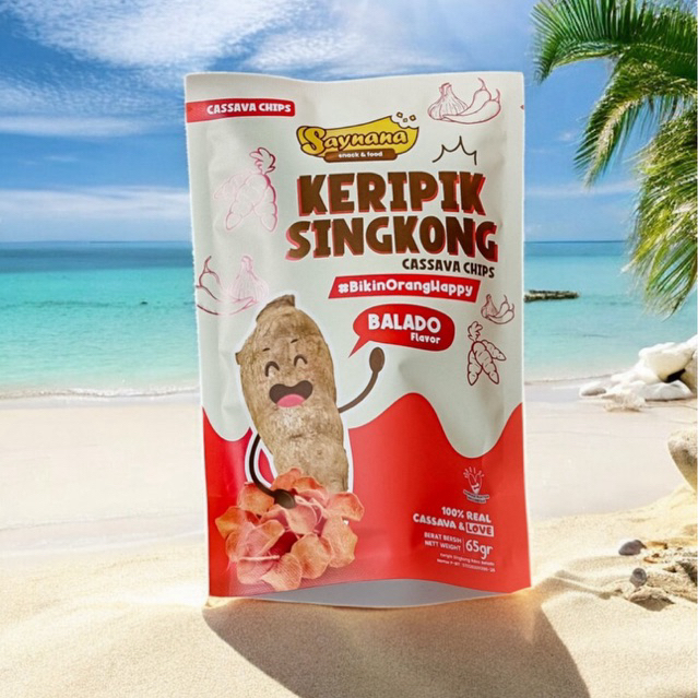 

Keripik Singkong BALADO(65gr)