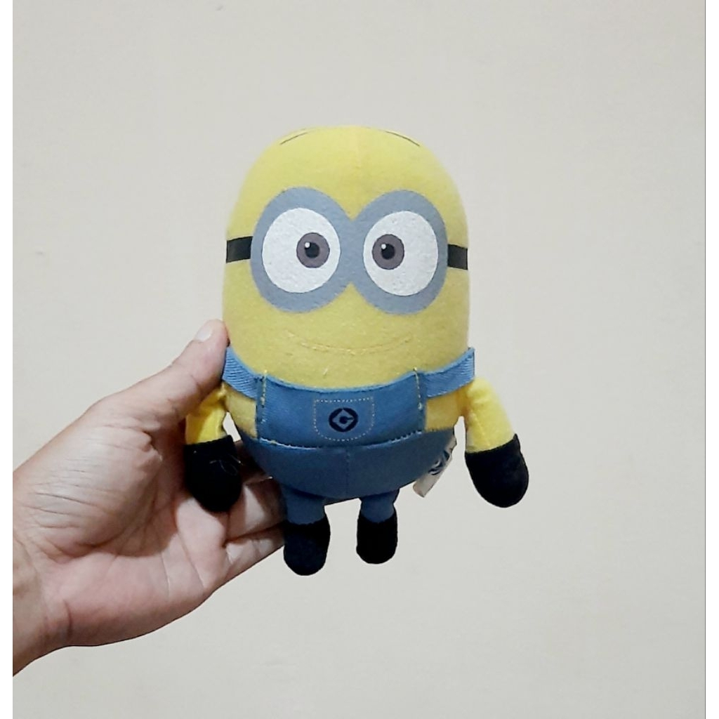 Boneka Dave Minion Despicable Me Original Size 15 cm/ Boneka Minion