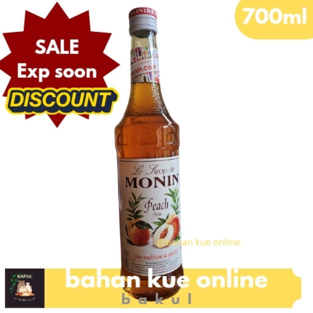 

Monin Syrup Peach 700ml Exp soon Sale Discount