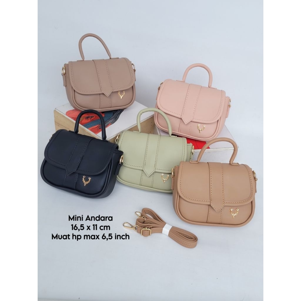 Mini Andara Tas Size Kecil Jinjing Dan Selempang Wanita