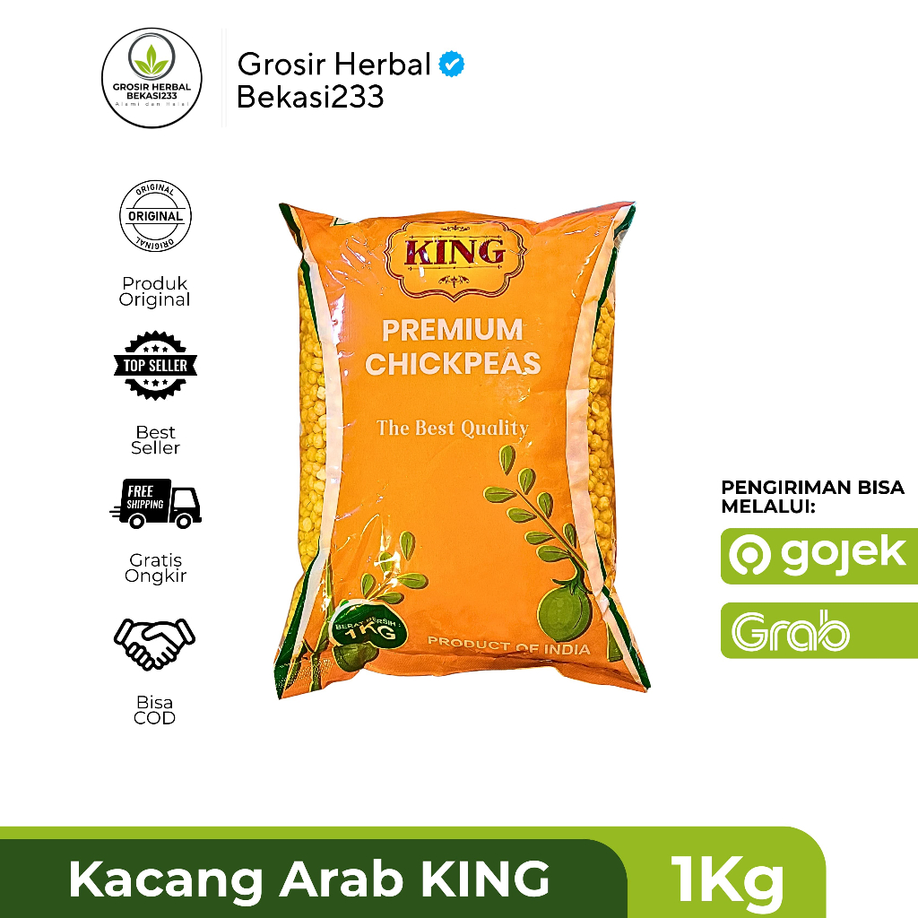 

Kacang Arab Premium 1kg Matang dan Renyah Chickpea The Best Quality