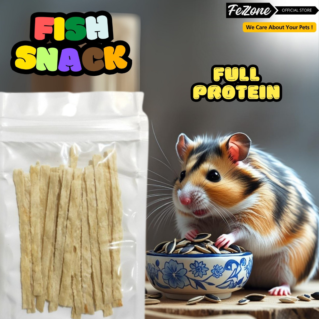 Fish Snack makanan Hamster&SugarGlider FEZONE