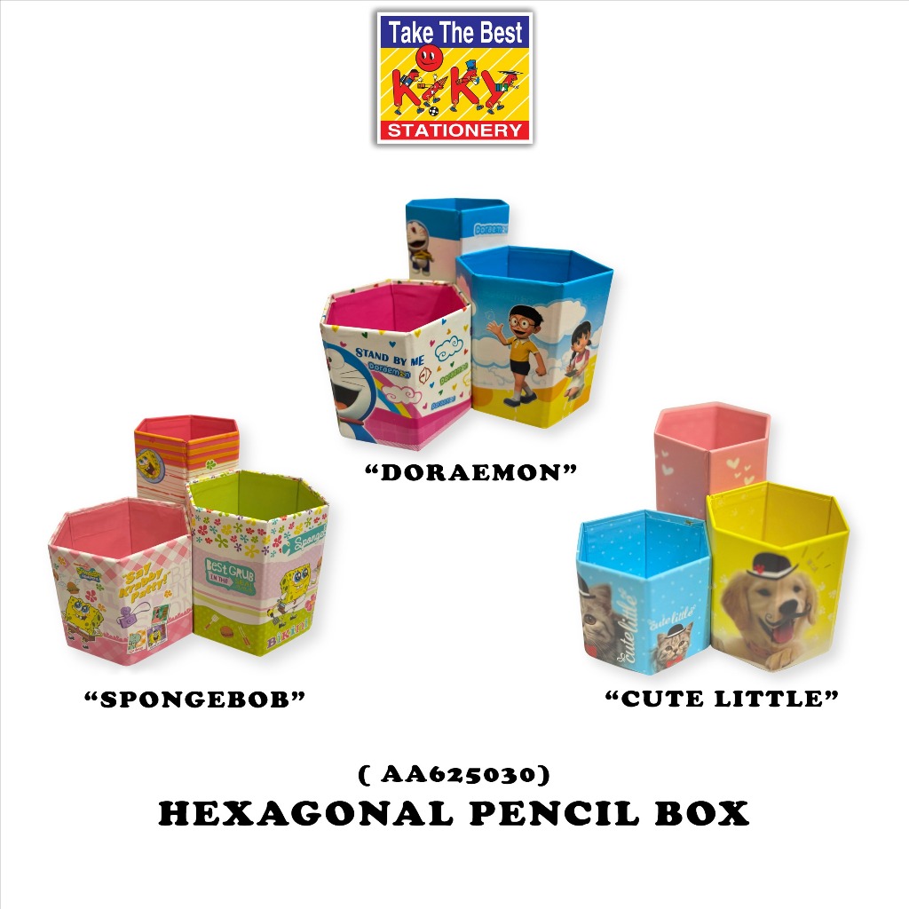 

KIKY Pencil Case Hexagonal Pencil Box
