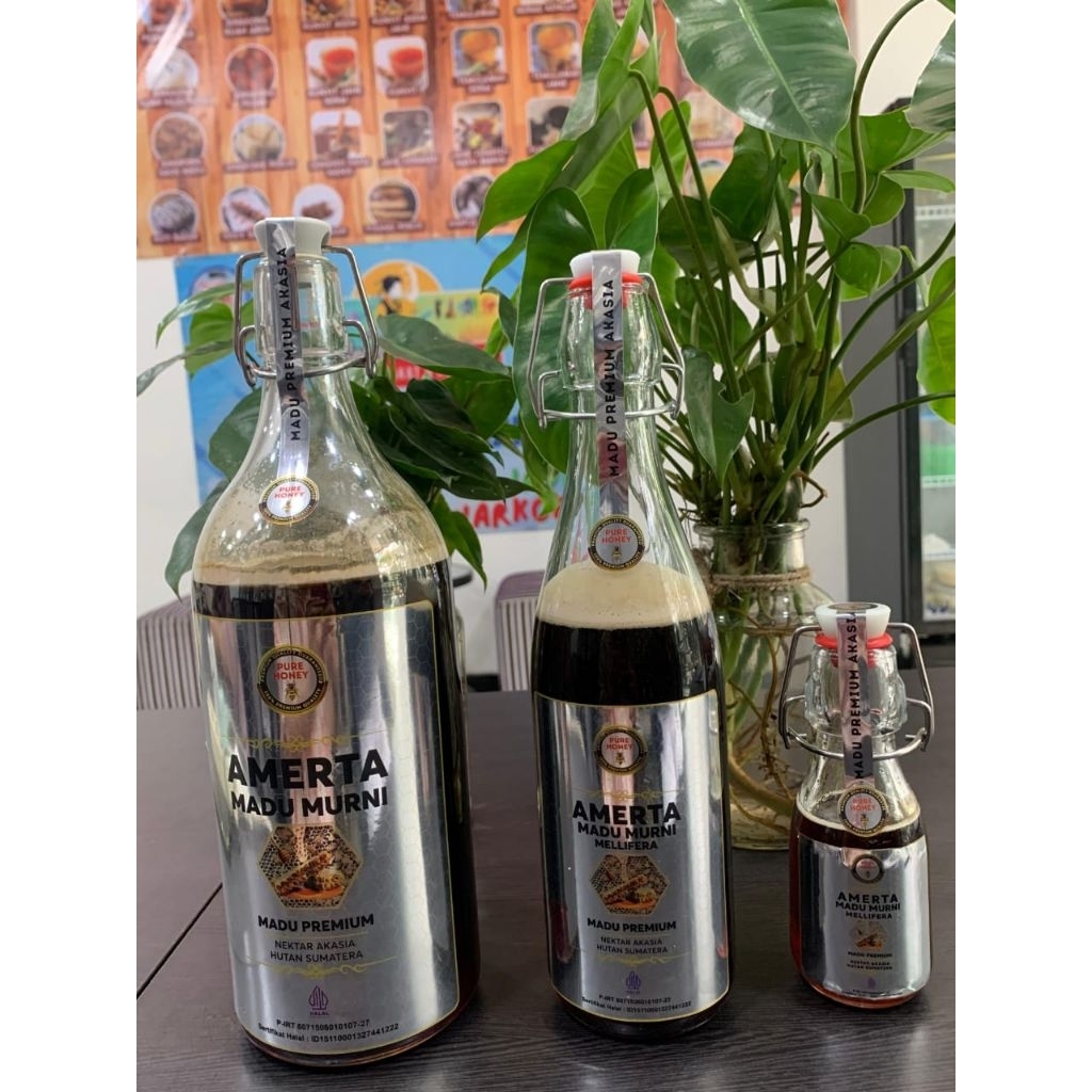 

Paket Lengkap Amerta Madu Murni Mellifera Madu Asli Nektar Bunga Pohon Akasia