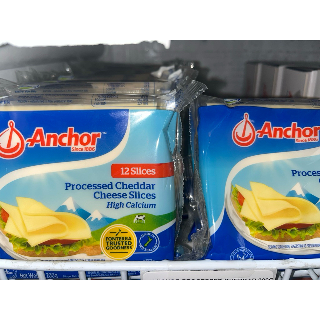 

ANCHOR CHEDDAR CHEESE SLICE 12s