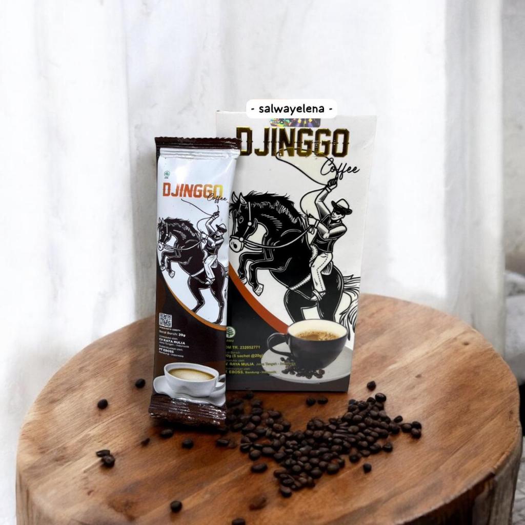 

[ PROMO SAYANG ] D JINGGO COFFE KOPI KESEHATAN HARGA 1 BOX ISI 5 SACHET 100% ORIGINAL