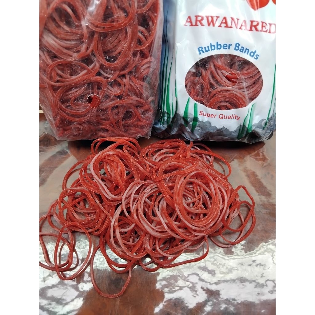 

KARET MURAH/KARET GELANG TEBAL ARWANA MERAH(1bks)
