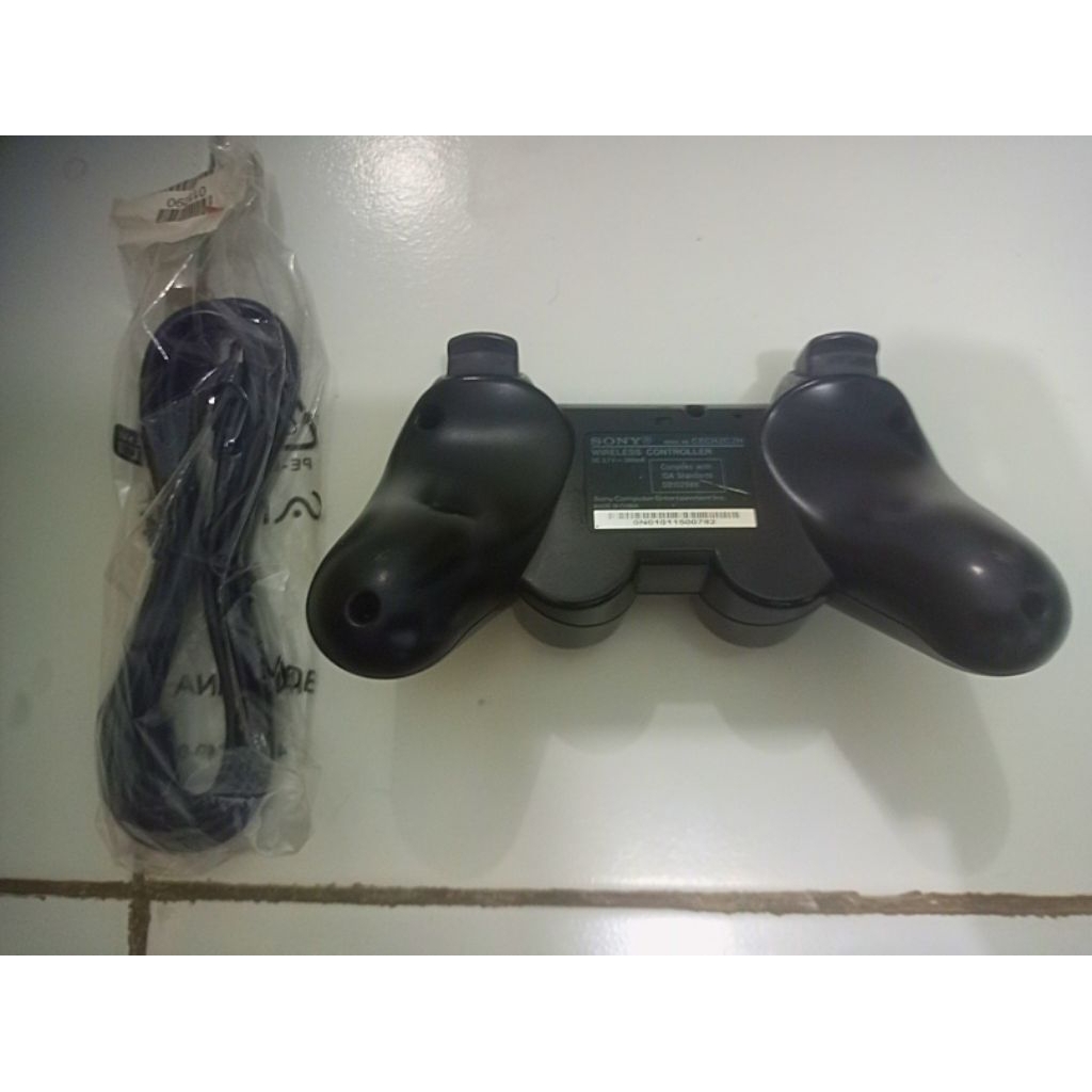 Stik PS 3 ORI Mesin analog kenyal tombol ² clicky Free Charger Stik New