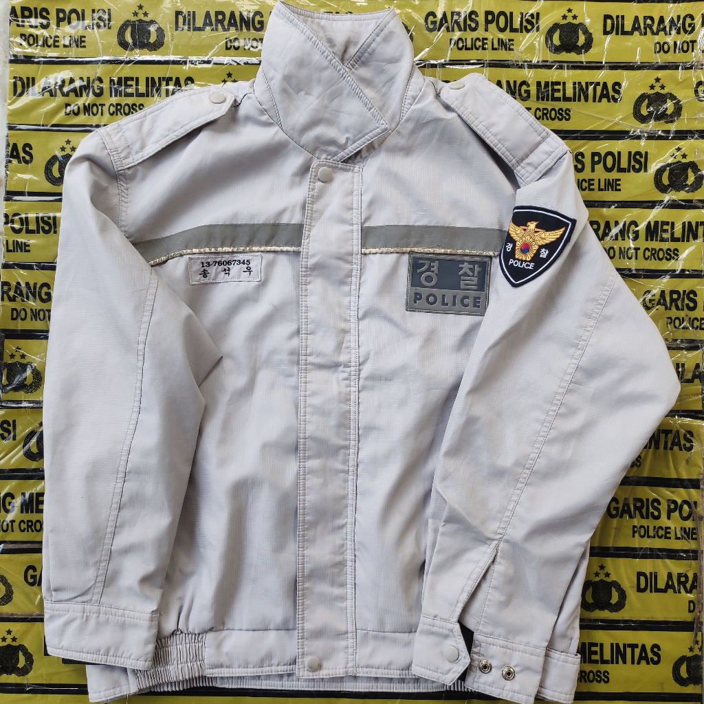 Jacket National Police Polisi Korea Selatan Original Lookism Kwak Jichang