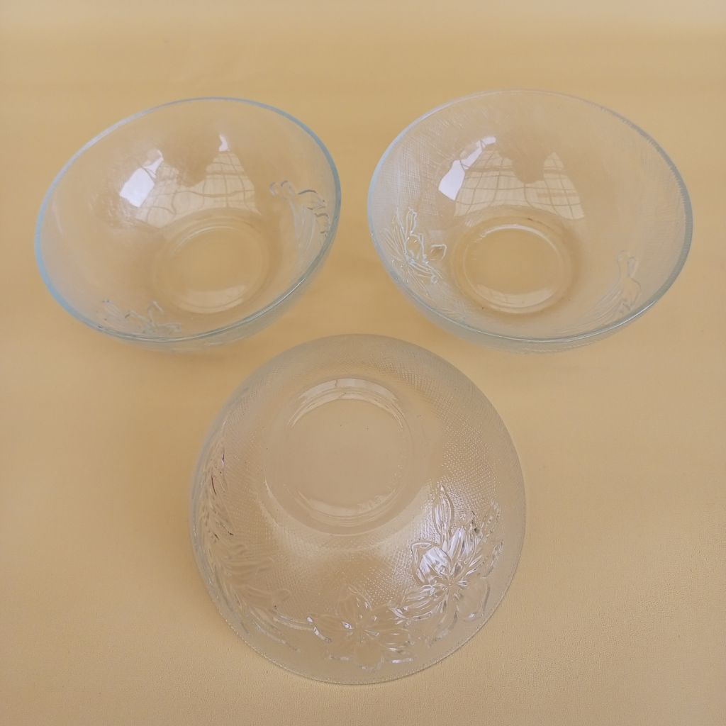 Mangkok Kaca Kecil LIL-5 B [ 6 Pcs ] Mangkok Sambal/Mangkok Sayur / Mangkok Souvenir