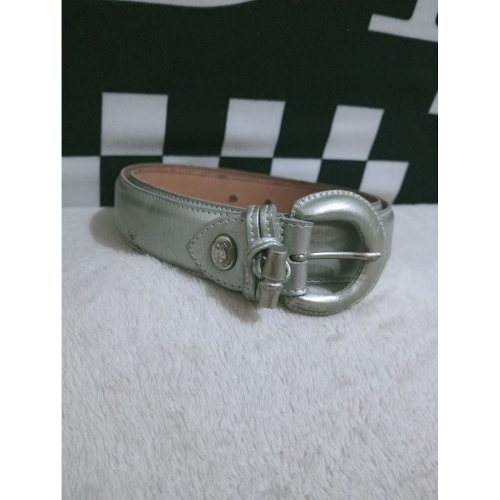 Belt Gesper Long***champ Silver Vintage Second