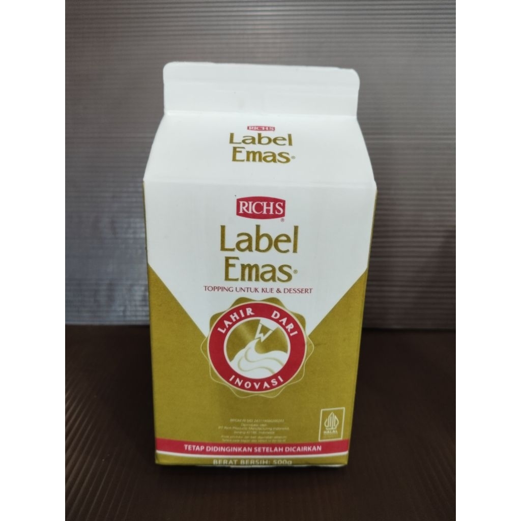 

Rich gold label whipping cream 500gr