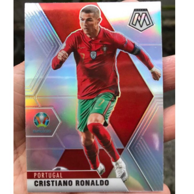 CRISTIANO RONALDO KARTU PANINI MOSAIC PRIZM REFRACTOR RARE 2021
