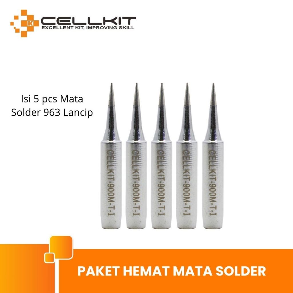 CELLKIT Paket Hemat Mata Solder - Solder TIP 936 Lancip