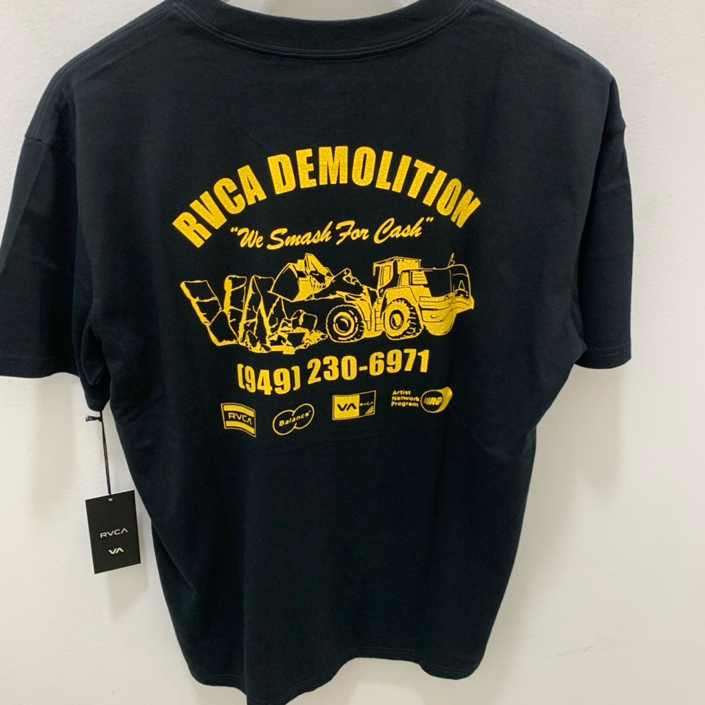 Kaos Pria Rvca Original Rvca Demon Ss Tee New