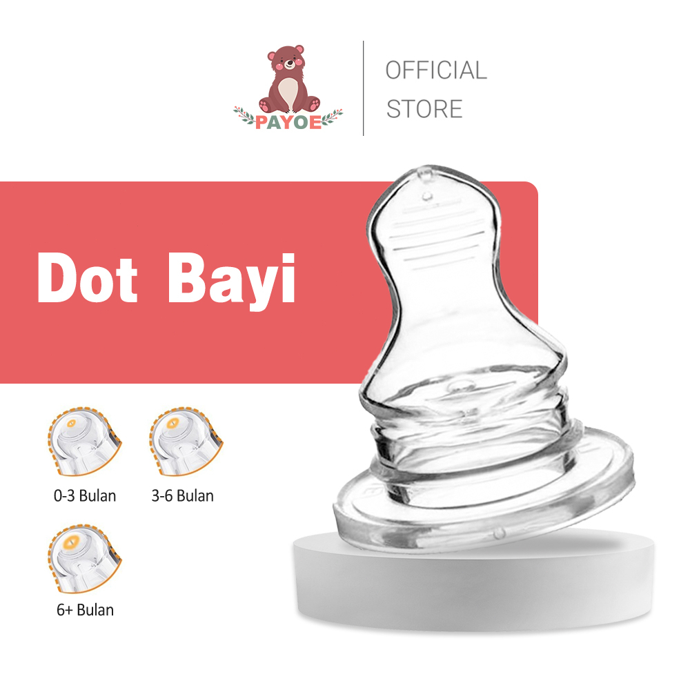 PAYOE Karet Dot Huki Gepeng Huki Nipple Dot Bayi
