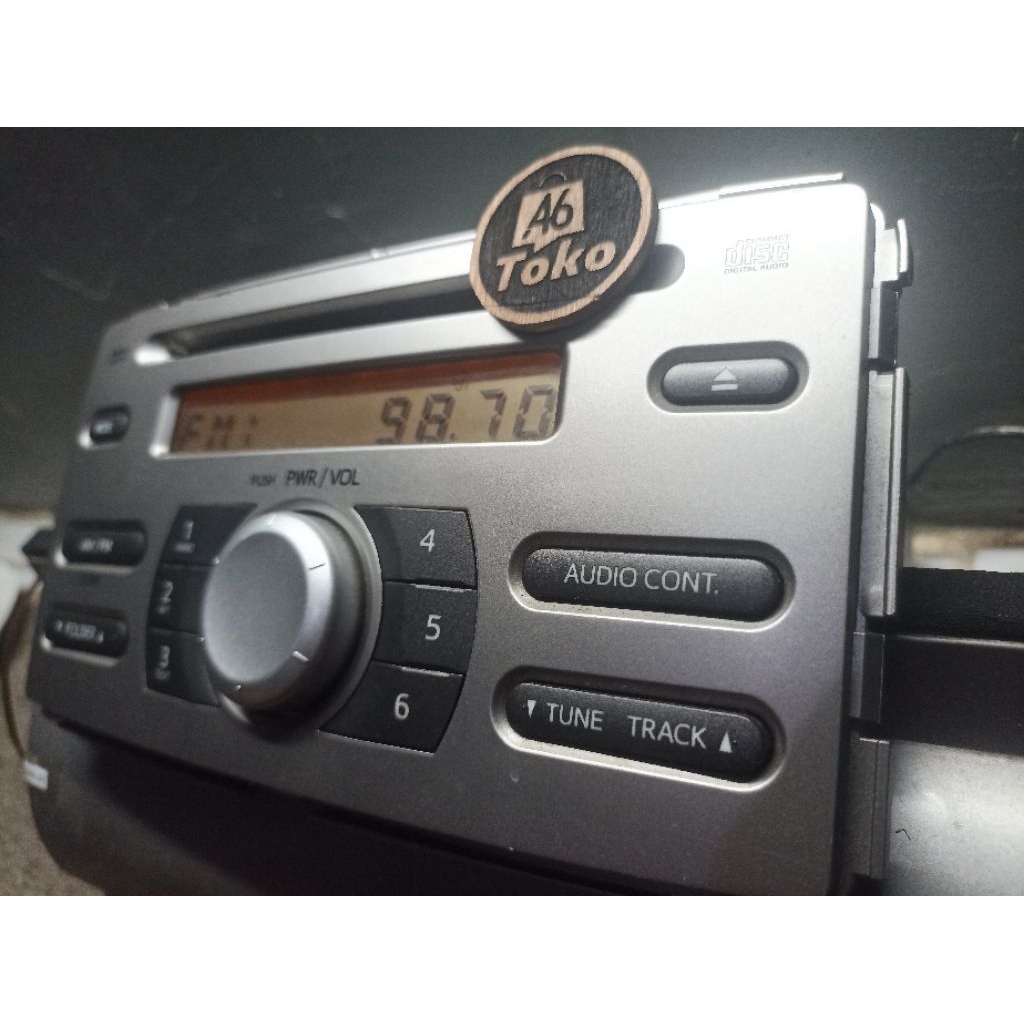 Head Unit Panasonic OEM Avanza Veloz 2012-2015 | Model 86180-BZ330-C | USB MP3 FM AM | CQ-JD21G0DT |