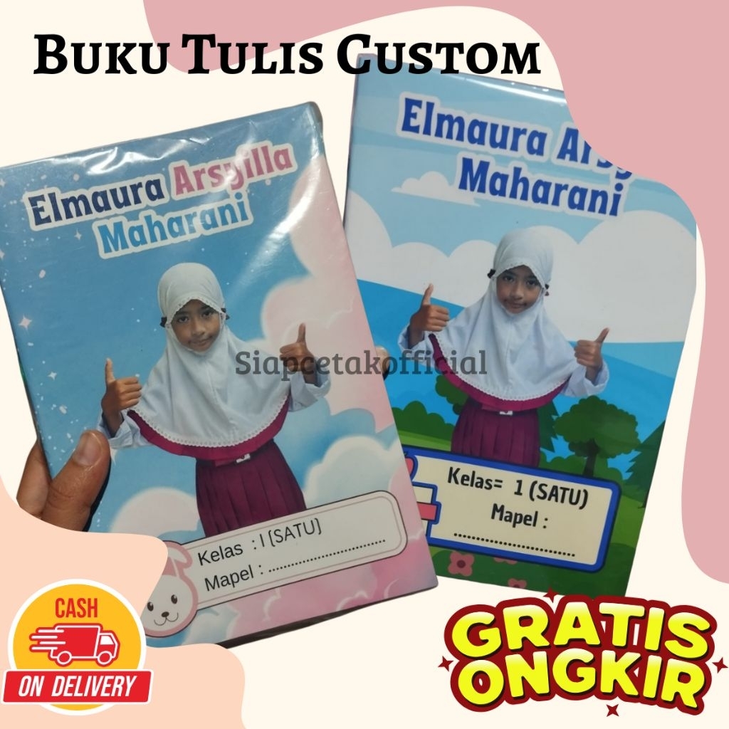 

Buku Tulis Custom 1 Pack isi 10