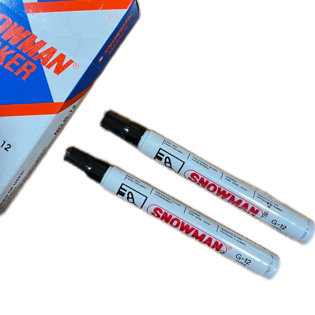 

Spidol Permanent Snowman Marker G-12 Hitam