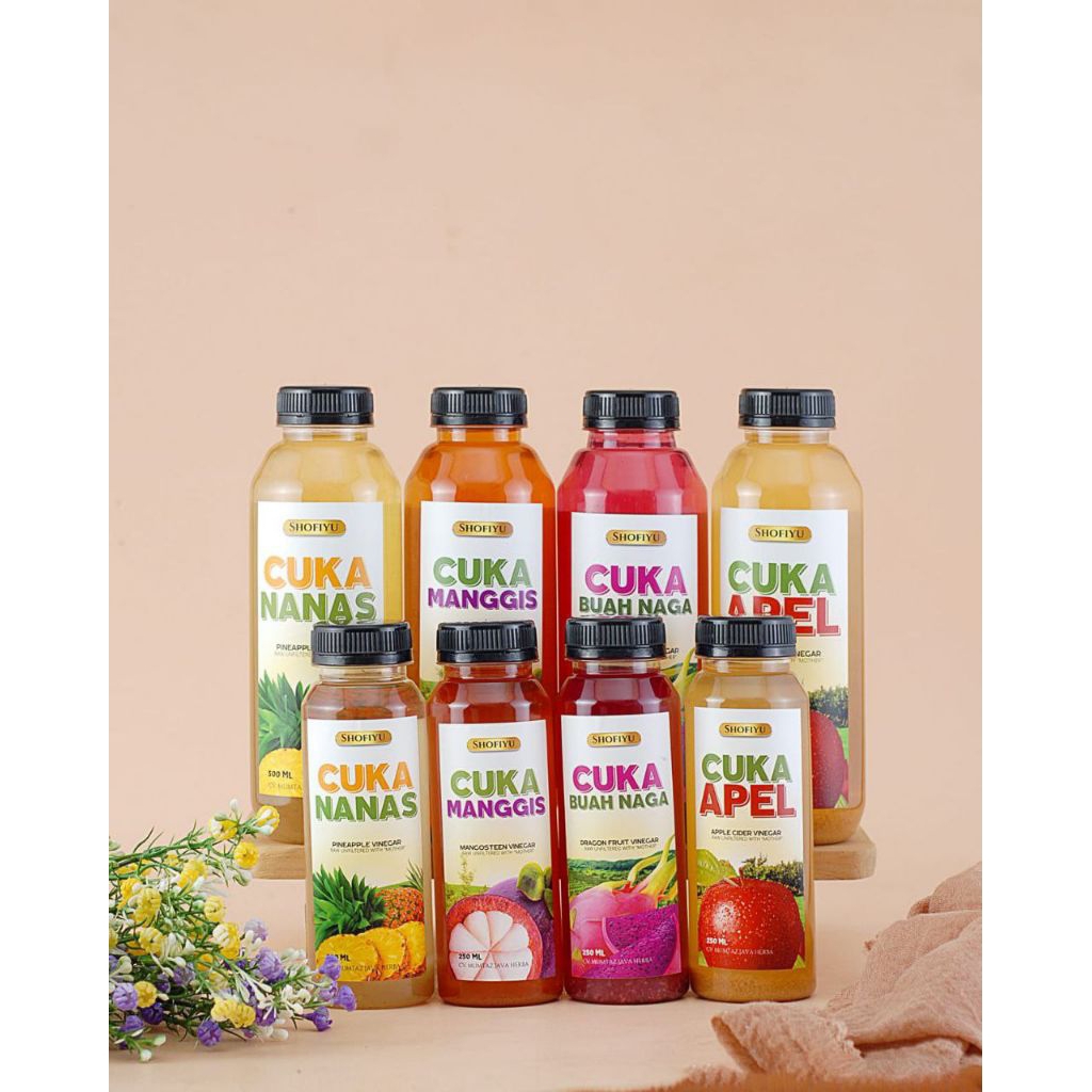 

Cuka Buah Shofiyu with Mother 100% Alami Original