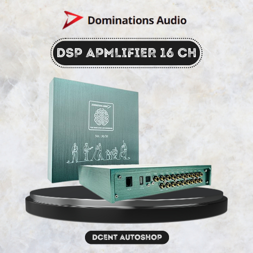Domonations Digital Sound Processor Amplifier 16 Channel - Processor Amplifier Mobil - Audio Mobil -