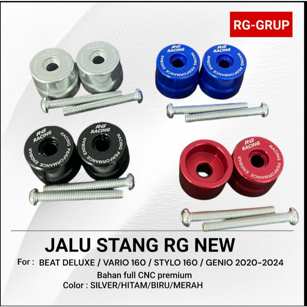 nonthaburi Jalu Stang RG  bubut jalu stang BEAT DELUXE VARIO 160 Full CNC original