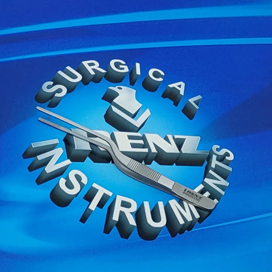 "Lucae" Dressing Forcep (Bayonet) 14cm - Renz