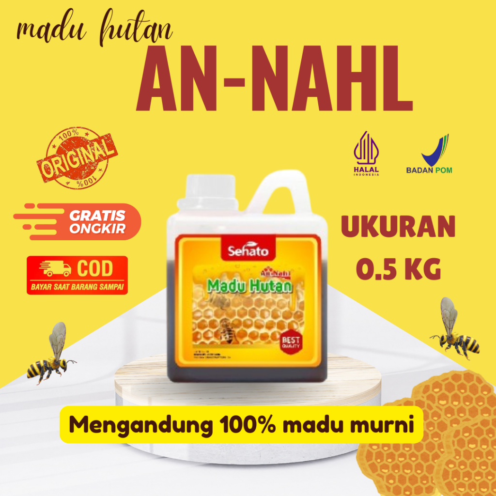 

Madu Hutan An-Nahl Sehat 500gr / Du Nahl