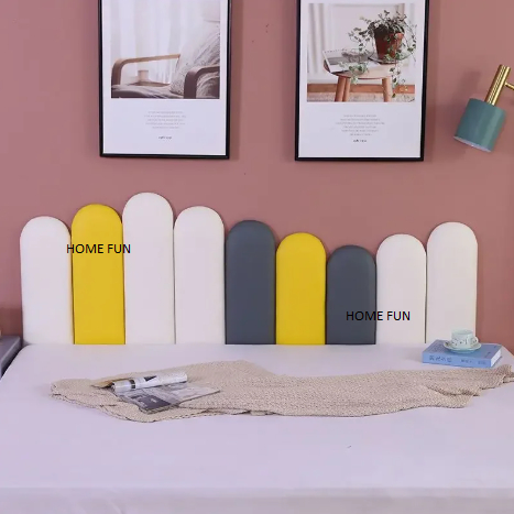 Headboard Aesthetic for Wall 20X80, 3D Oval Wallpaper | Ready Stock