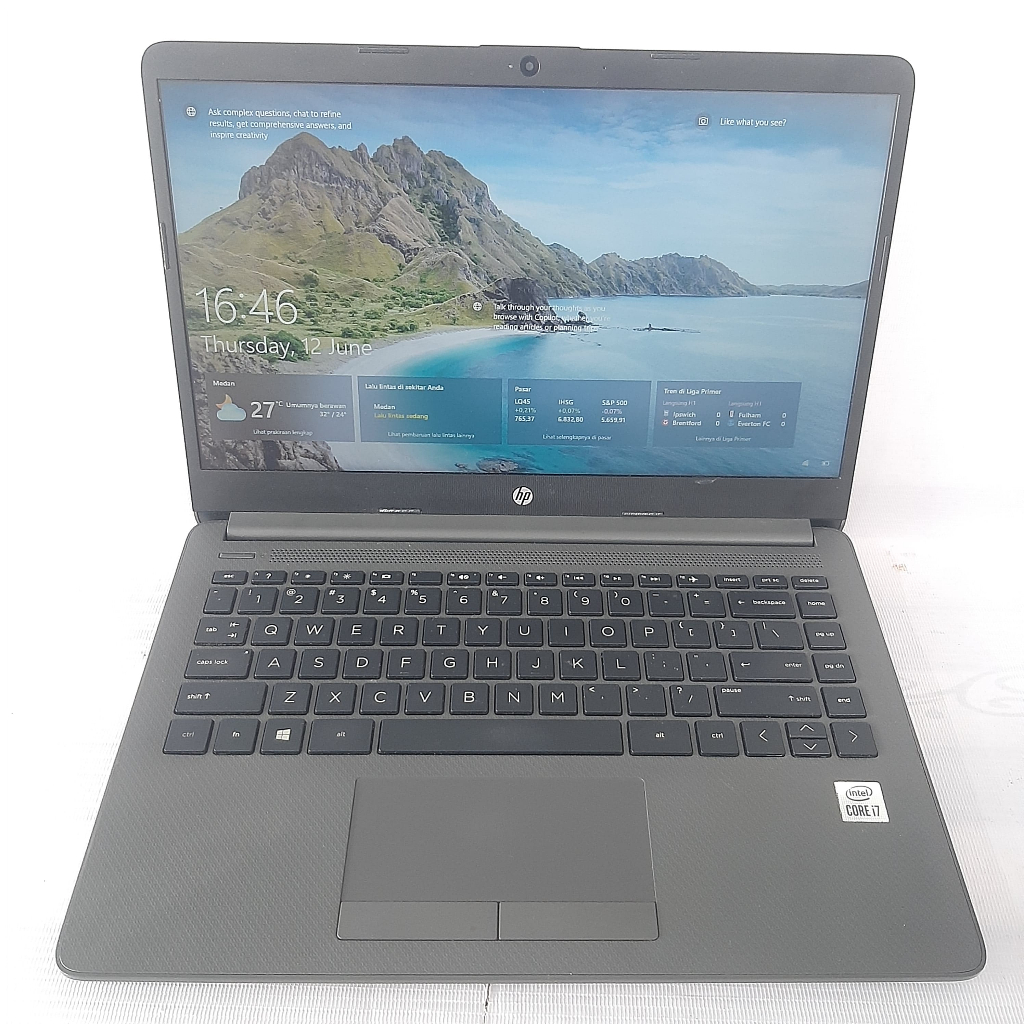 HP 240 G8 ORE I7-1065G7 RAM 8GB NVME 512GB VGA AMD 2GB