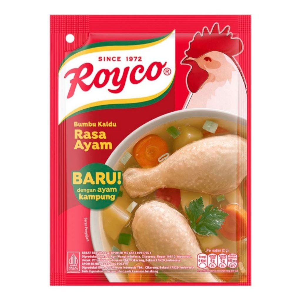 

Royco Bumbu Kaldu Penyedap Rasa Ayam 94g