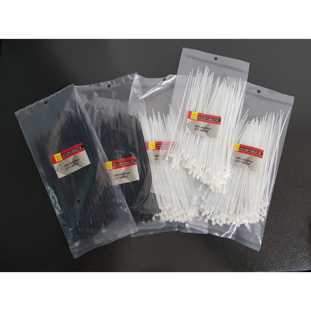 

KABEL TIES HITAM RUSH 4" ( 3.0 X 100 MM ) 100 PCS
