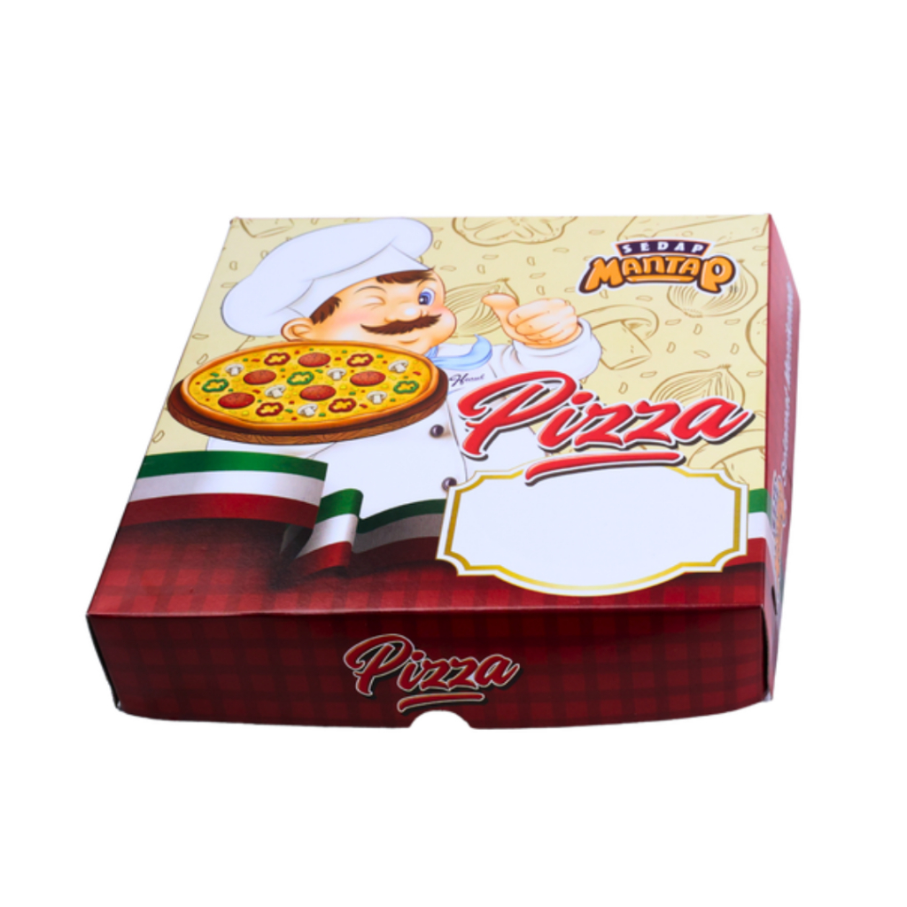 Kotak pizza SM 22x22x5 cm @ 10 pcs