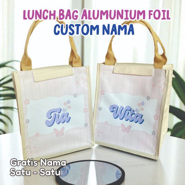 Lunch Bag Foil Custom – Tas Souvenir Ulang Tahun Anak Kekinian