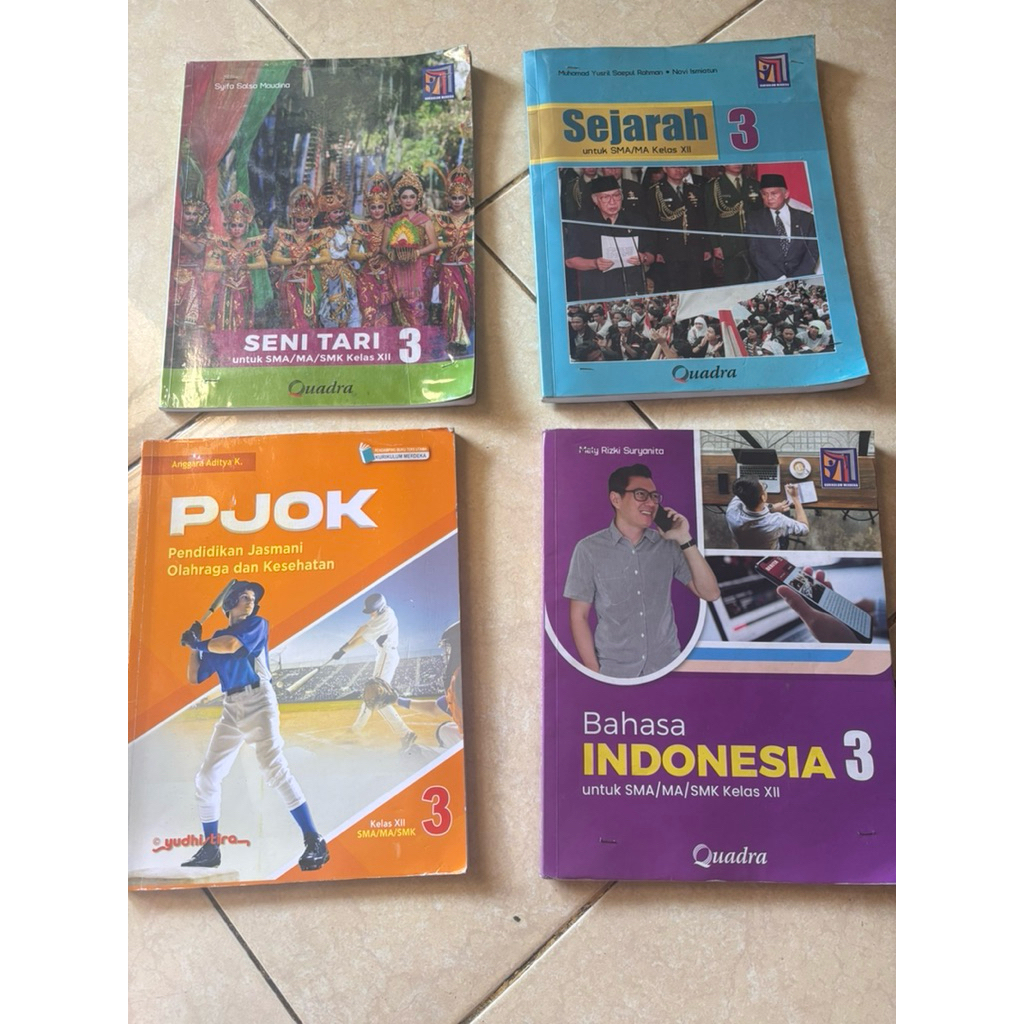 buku kelas 12 kurikulum merdeka/kurikulum 2013 quadra yudistira