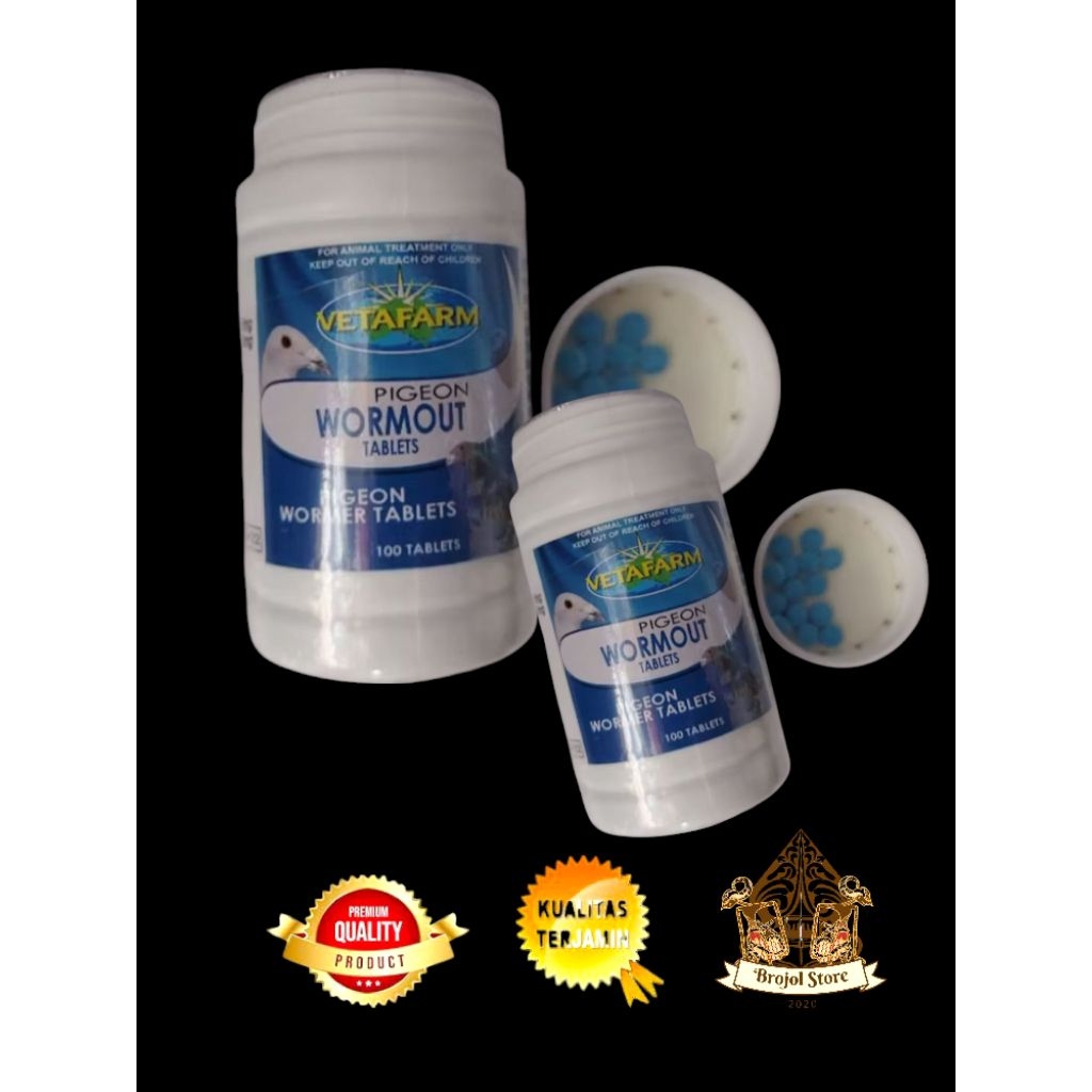 Wormout Vetafarm Original Produk (Obat Cacing)