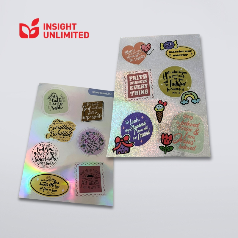

Stiker Hologram Motivational Words Stickers