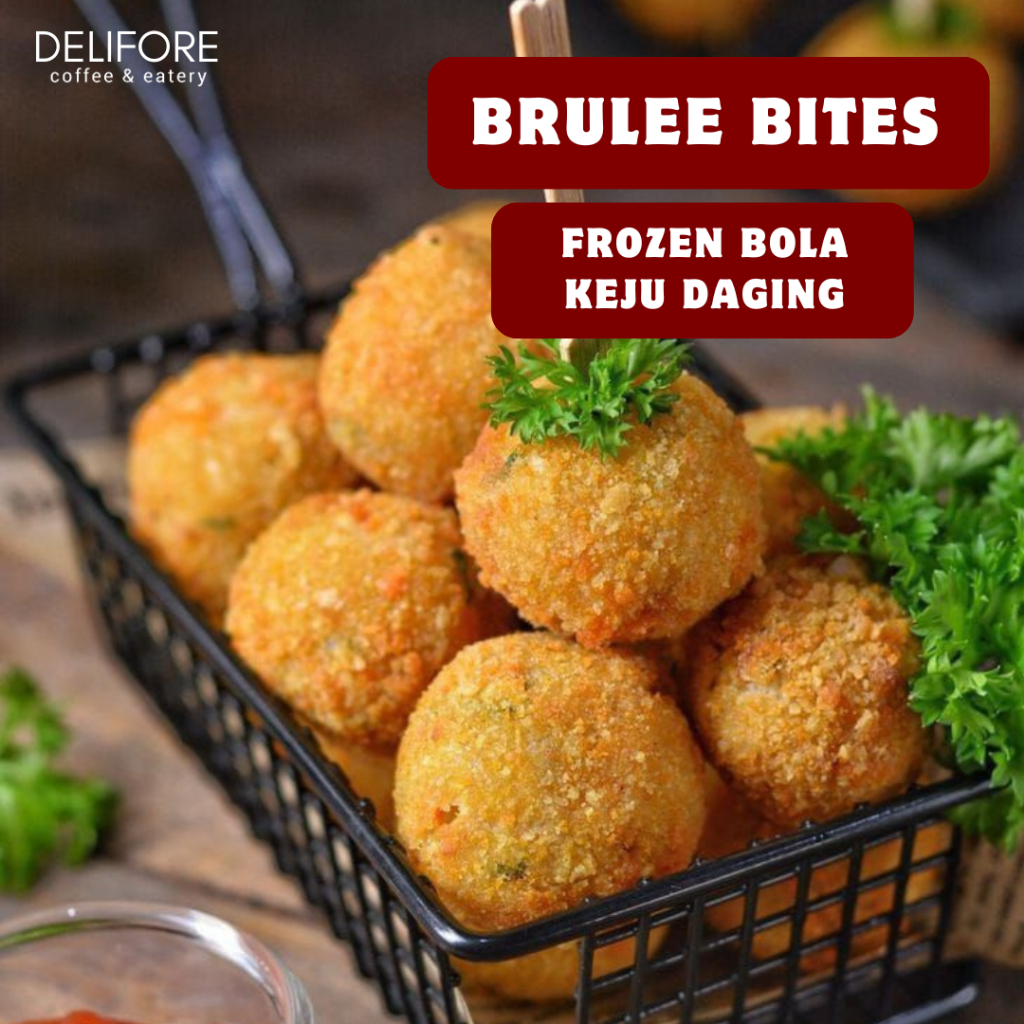 

Brulee Bites Frozen / Bola Keju Daging