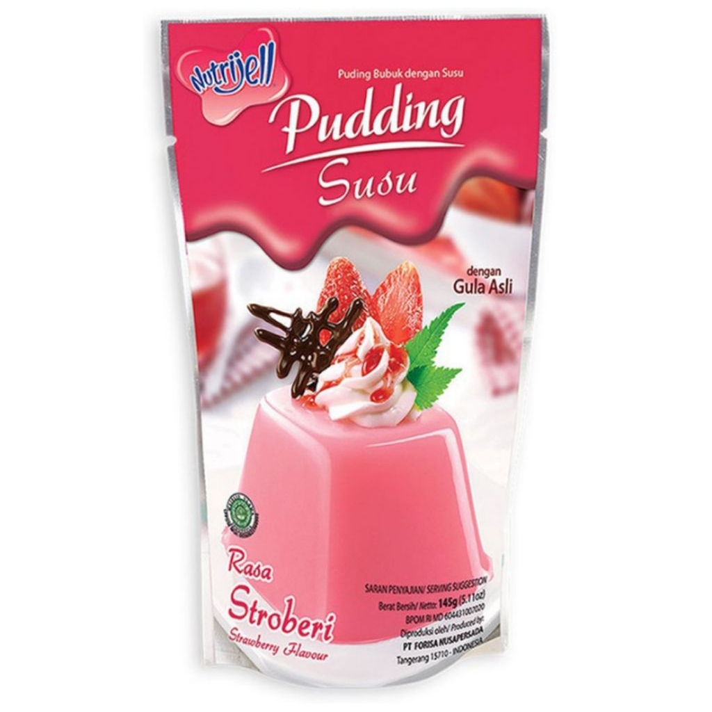 

Nutrijell Puding Instan Susu Stoberi 145g