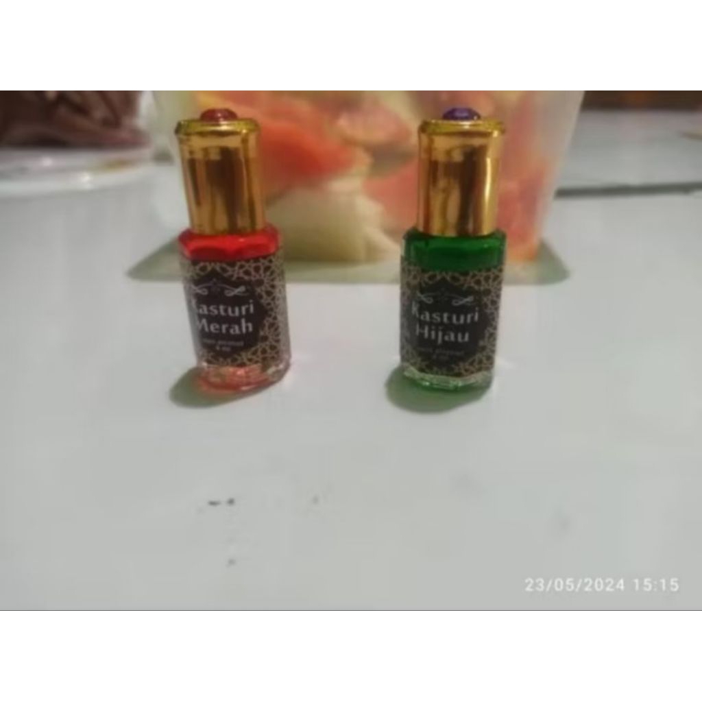 minyak wangi kasturi merah dan kasturi hijau