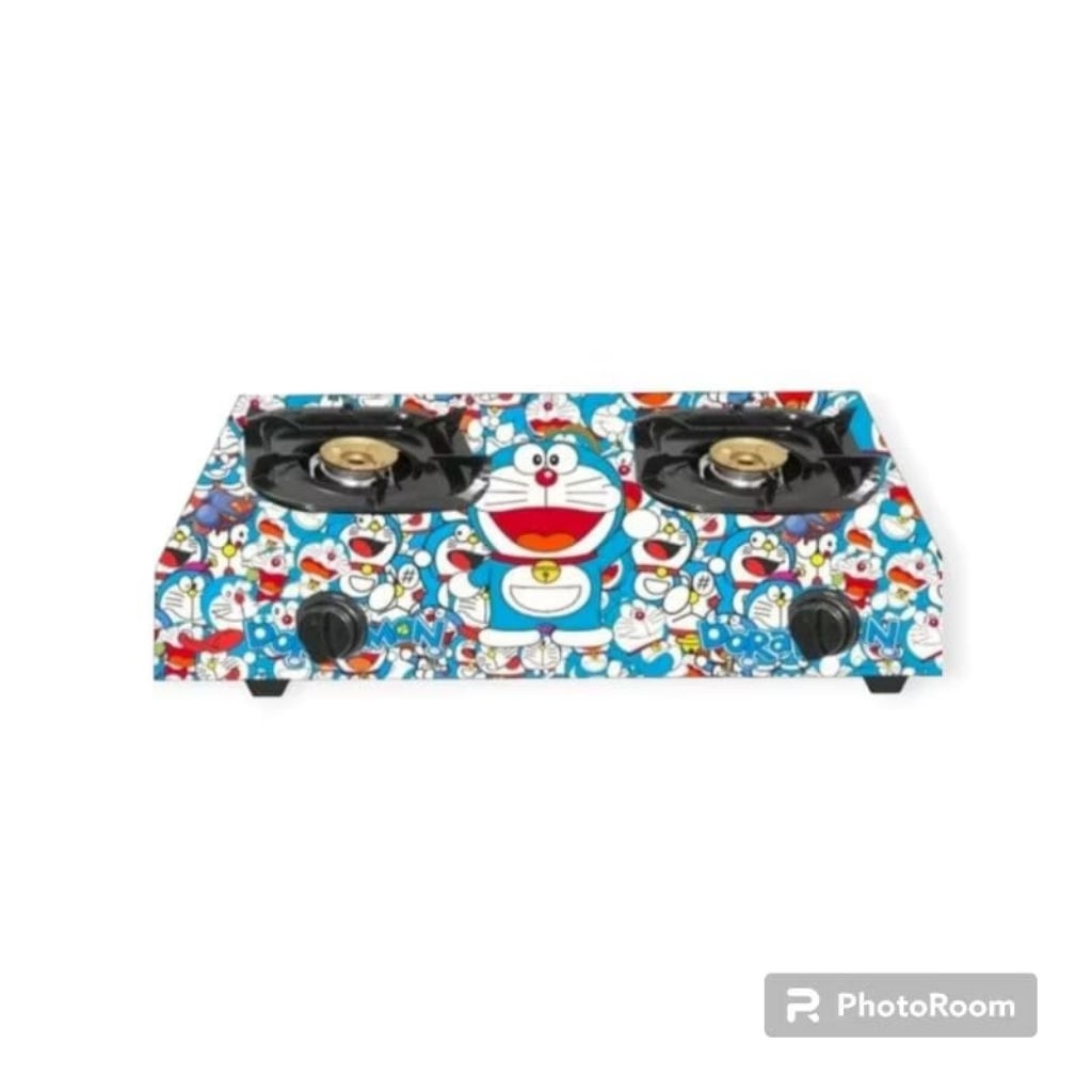 STIKER KOMPOR 2 TUNGKU MOTIF KARAKTER