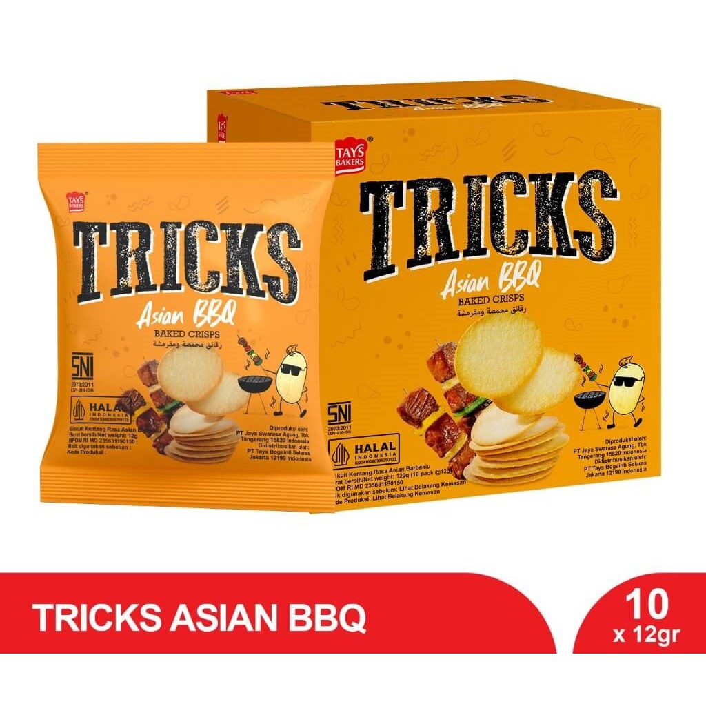 

TRICKS BISKUIT KENTANG RASA BBQ 150GR
