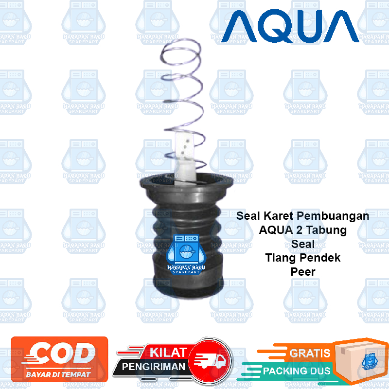 AQUA Karet Seal Pembuangan Air Mesin Cuci 2 Tabung 1 SET