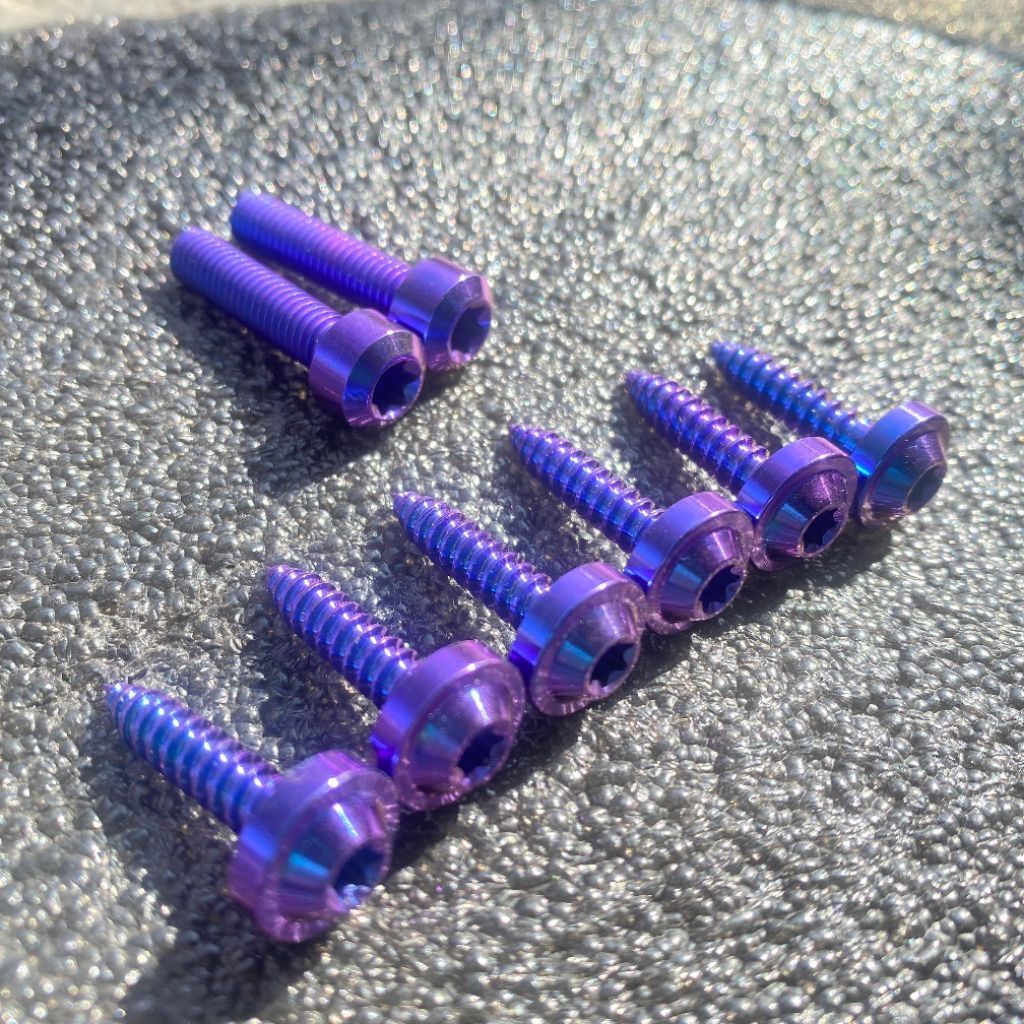 set baut titanium baut box filter beat scopy fi esp baut isi 8pcs baut titanium original baut box fi